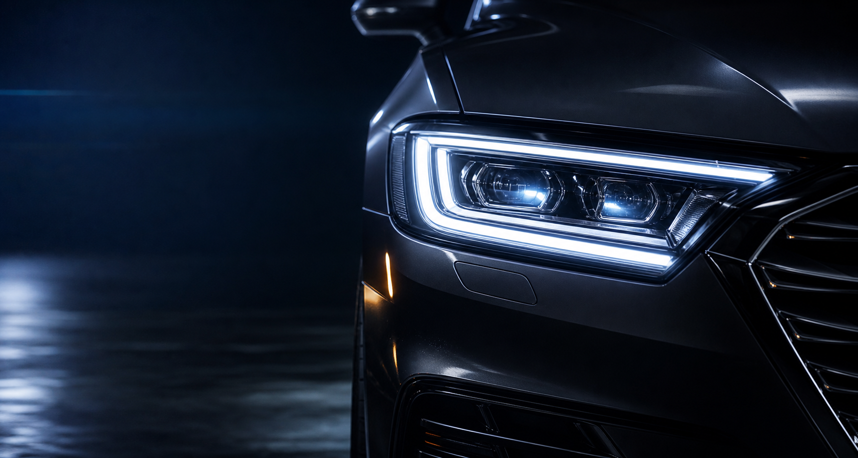 Moderní automobilový LED světlomet